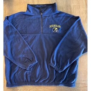 Michigan Football 1/4 Zip pullover 3XL